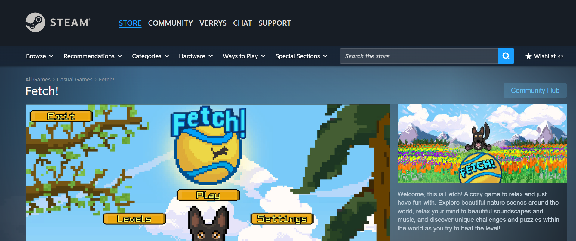 Fetch on Steam screenshot